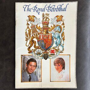 Vintage Royal Betrothal Commemorative Booklet